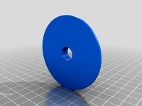Fitting ring for Prenta Duo 3D printer and 60 mm center diameter filament spool by Cadvision