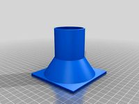 Fan duct adapter 100mm to 45mm by cinidavide