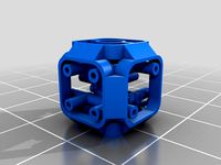 Skeleton dice by FabLabHakodate