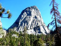 Yosemite's Liberty Cap 3d Topo by Shapespeare