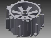 Snow Wheel- Standard 12mm Hex by shloppterflaktomas