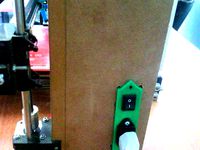 Supporto connettore corrente più tasto by faber00