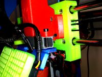 Prusa I3 K1 X carriage with servo V2 by MagoKimbra