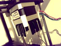 Stepper motor snapfit fan-less cooling by LarsModig