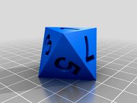 Platonic Solids with Numbers by dmarquee