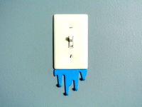 Liquid spill shaped hook by Tosh