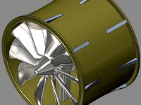 10 Blade EDF Unit (ELECTRIC DUCTED FAN) by stustu242