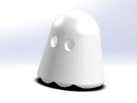 Ghost Desktop Holder  by andysus