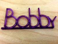 Name 3d print by Stewart_B