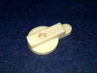 Simple rotating door lock for an Anderson sliding screen door by DBQGrips