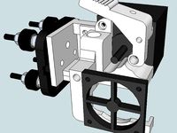 Recreus Extruder Lever Type for OpenBuilds Mini-V Wheel Extrusion Carriage by icache