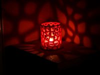 Voronoi tealight candle holder by Protonik