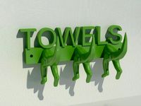 TOWELS DINO by alavanimation