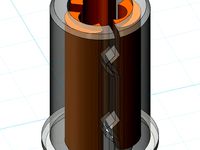 Cheap linear bearing with ptfe semi printed (lm6uu) by Ferretti