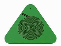 µdelta heated bed PCB by MrProto