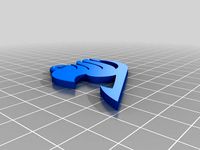 fairy tail logo with a torus for a keychain by gilles504