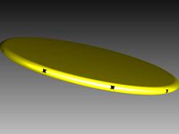 Whistling Frolf Disc by Mjolnir3DCreations