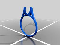 White Gold engagement ring without diamon by jean_dan83