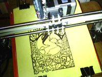 Marker / Pen Clamp attachment (For Prusa i3) by abrokadabra