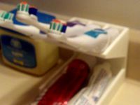 Toothbrushes and toothpaste holder by SwimmingNaked