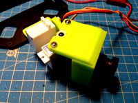 Minimalistc FPV Board Cam Servo Gimbal for SK450 by emdzej