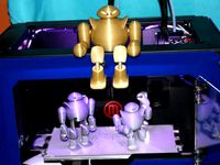 Baburu, The bubble bot - Robot action figure (1 piece print) by infinityplusplus