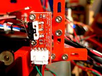 P3Steel / Prusa i3 adjustable configurable Y endstop holder by AndrewBCN