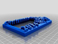 Christmas 2014 - Picture Frame: Snow Flake by G3DPRINTING