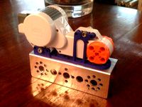 Back NXT Motor Mount by noahtodd