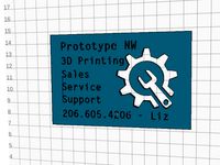 Business Card Prototype for Prototype NW by LizHavlin