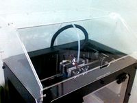 MakerBot Replicator 2/2X hood  by Selphb