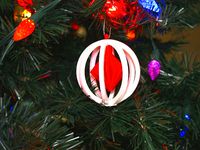 Flake Inside a Ball Ornament by mrigsby