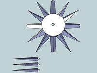 Atomic Age Wall Clock by almaro