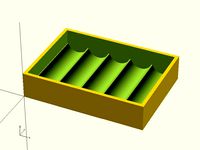 customizable battery tray (AA, AAA, AAAA, C, D) by SimonJakubowski