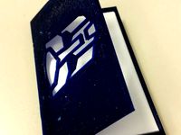 Business Card holder - Autobot symbol by echundotcom
