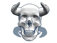 Skull with horns by cpllaz