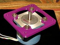 NEMA-34 mount to NEMA-23 motor adapter plate by the_digital_dentist