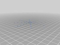 Bed Leveling Test Pattern by BWBarker