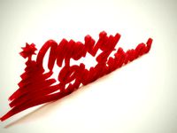 Merry Christmas Ornament by mikelkunz