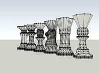 Flat topped chess set by theFabFor