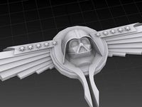 Darth Vader Wing Badge by SpaceMachine