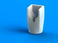 Spool Rod Holder for 3/4" PVC Pipe and 8 mm rod by makerboz