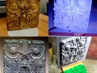 Selz House Tile by Louis H. Sullivan by tomburtonwood