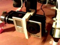 GoPro 3+ to Zenmuse H3-2D quickmount by YourBunnyWrote