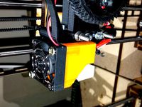 40mm Fan duct for J-Head hot end - Graber i3 / Wade's reloaded extruder by MightyLAD