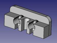 Easy Fit Extended Nozzle Mount for Ormerod 3D Printer by KimBrown