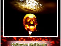Halloween skull lamps 2 by shiuan