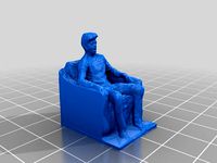 Young man in a chair by thowe