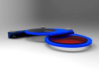 Rotating dual lens holder for Uncia DLP printer. by firecardenal