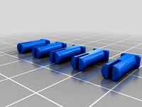 Enable Raptor Hand Set of 5 snap pins by gravityisweak